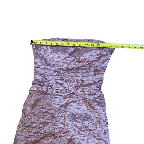 Nicole Miller Runway Gala Party Couture Dress Gown Size 8 Semi Metallic NEW TAGS - Picture 4 of 15